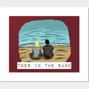 Toes in the Sand (Chuck) Posters and Art